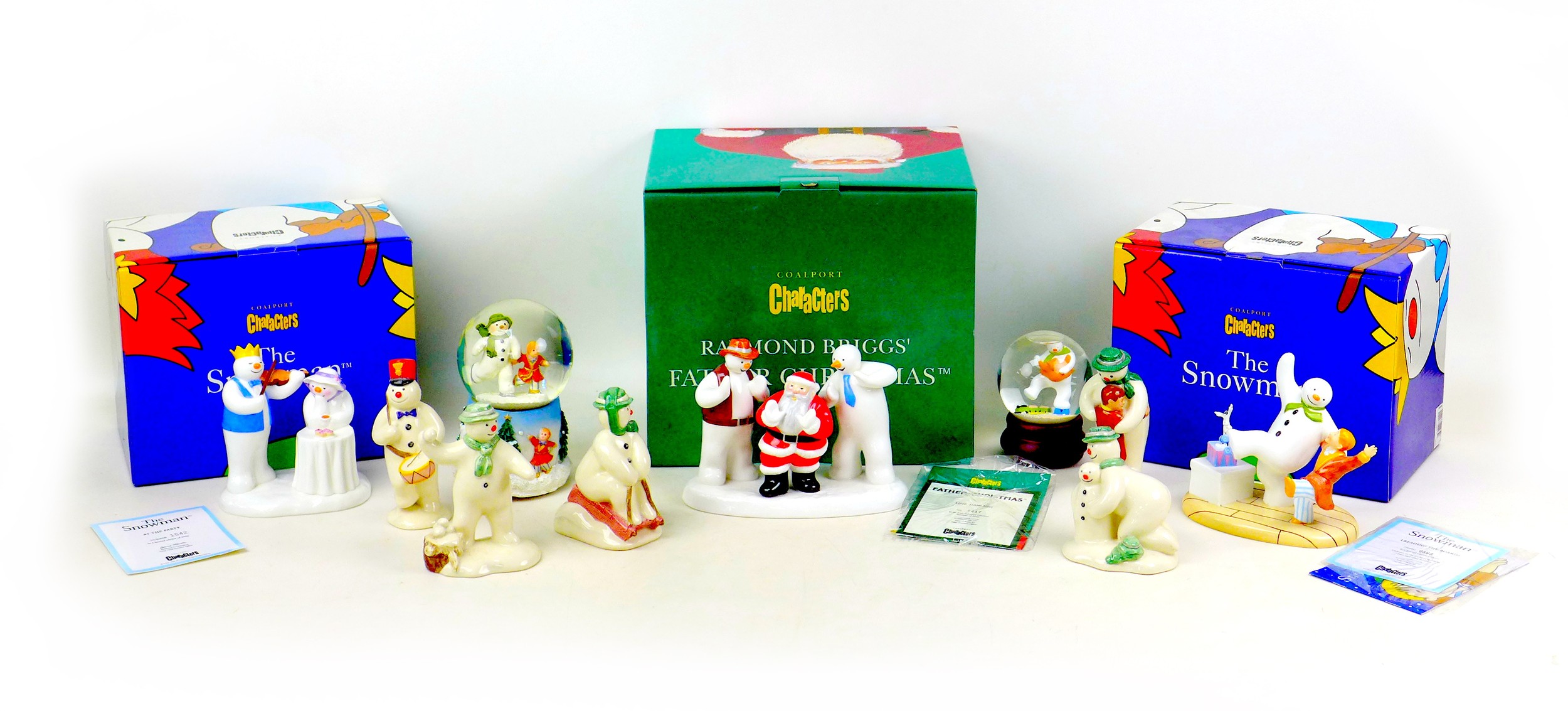 A group of Coalport classics and other ?The Snowman? figurines, comprising limited edition