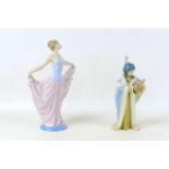 Two Lladro figurines, comprising 'Ceremonial Princess', with impressed and number '6424' to its