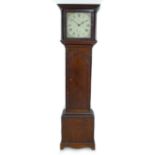 A 19th century long cased clock, signed 'C. Hanson', with 30 hour painted dial, 51 by 26 by 189.