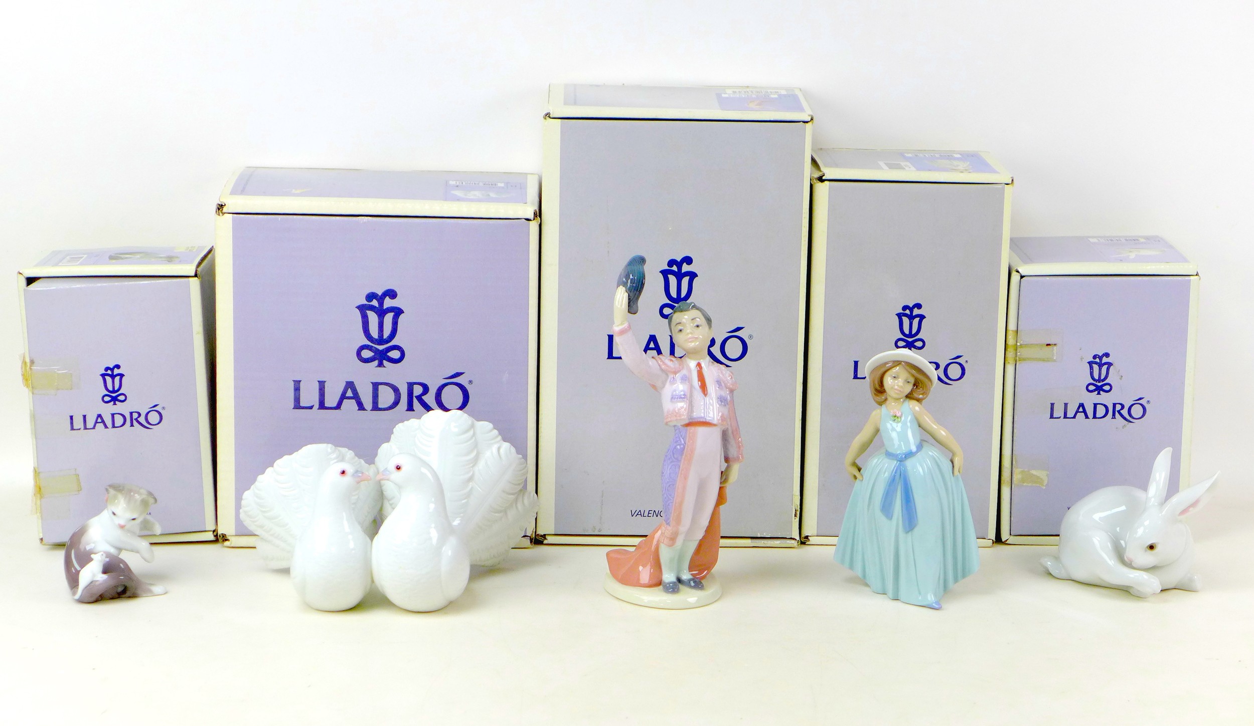 Five Lladro figurines, comprising 'Little Matador' with impressed and number '6178' to its base,