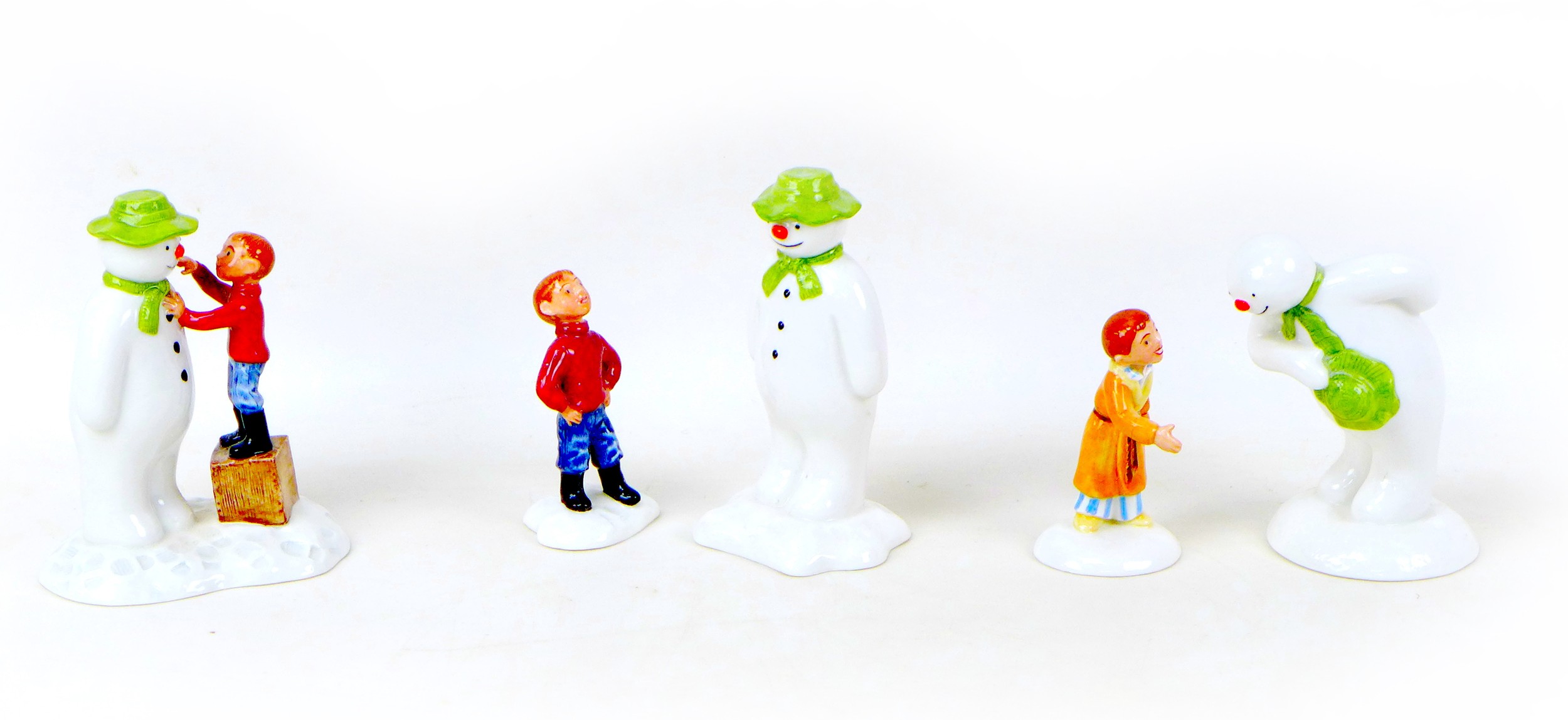 A group of seven Royal Doulton ?The Snowman? figural groups, comprising six limited edition sets, ? - Image 5 of 7