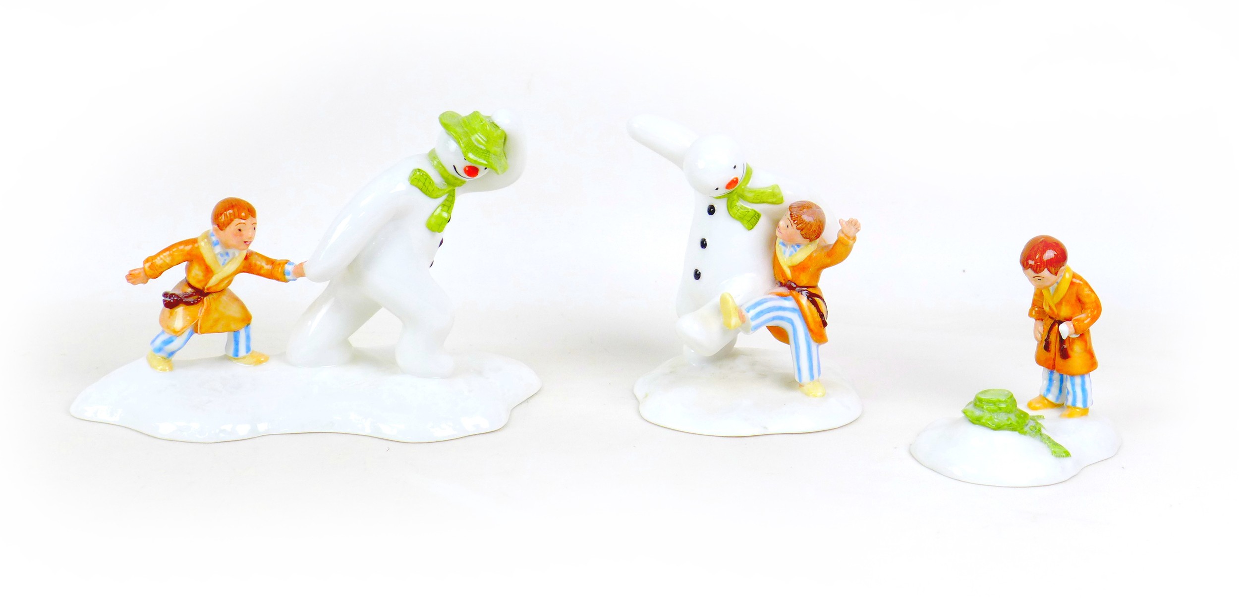 A group of seven Royal Doulton ?The Snowman? figural groups, comprising six limited edition sets, ? - Image 3 of 7