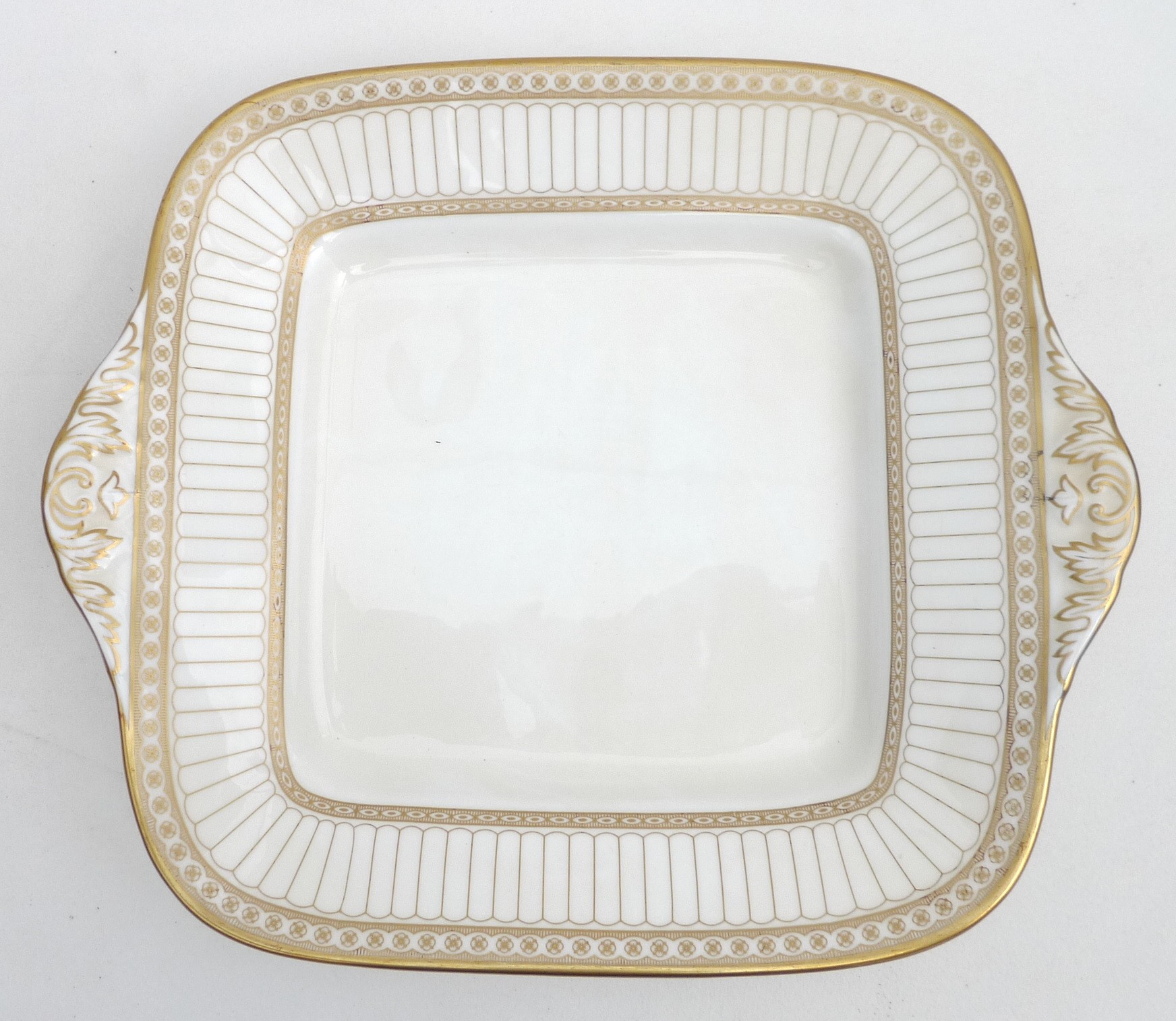 A Wedgwood part tea service, decorated in the 'Colonnade' pattern, W4339, comprising of eight cups - Image 4 of 6