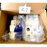 A quantity of toilet rolls and wipes. (1 box)