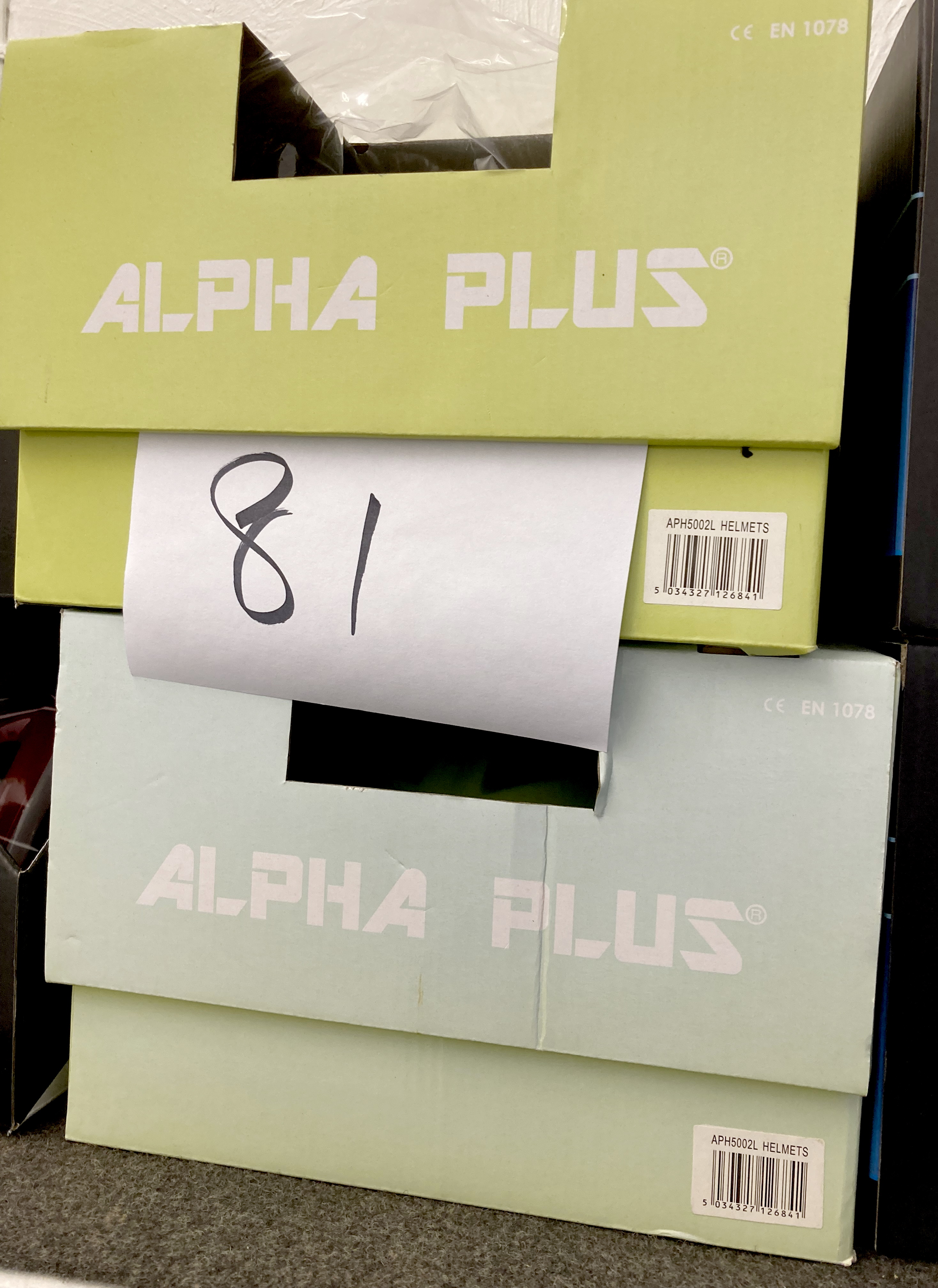 A group of six boxed bike helmets, comprising two Flite HC-26 Classic, two Alpha APH5002L, and two - Image 4 of 5