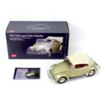 A limited edition Sun Star die-cast model 1:12 scale 1953 Volkswagen Kafer Cabriolet car, numbered