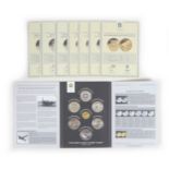 'Their Finest Hour' 75th Anniversary Commemorative London Mint Office proof coin set, comprising a