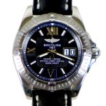 A Breitling Cockpit Galactic stainless steel gentleman's wristwatch, ref. A49350