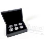 An Elizabeth II commemorative silver proof six coin set, 2015 'First World War - Reality In The Grip