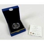 An Elizabeth II silver proof Piedfort £5 coin, 'The Official Queen's Diamond Jubilee UK £5 Silver