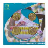 A scarce Royal Mint 2002 Manchester The XVII Commonwealth Games commemorative coin set, 'The