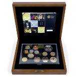An Elizabeth II Royal Mint UK proof coin set, 'The UK 2010 Executive Proof Set', thirteen coin