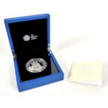 An Elizabeth II five ounce silver proof £10 coin, 'The Official Queen's Diamond Jubilee UK Silver