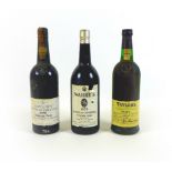 Three bottles of vintage port: comprising Warre's 1979, Taylor's 1978 and another Taylor's. (3)