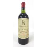 Vintage Wine: a bottle of Grand Vin de Chateau Latour, Premier Grand Cru Classe, Pauillac, 1953,