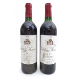 Vintage Wines: Two bottles of Chateau Musar, Gaston Hochar, Rouge, from Bekaa Valley, Lebanon, 1994.