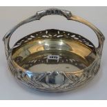 An Art Nouveau circular cake basket, detailed A.P.