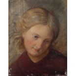 Attributed to Hans (Johann von Straschiripka) Canon (Austrian, 1829-1885), Portrait of a girl,