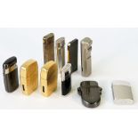 A collection of ten various lighters, including YSL, Ronson and Charles Jourdan, (10).