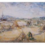 F*** Tonea (20th Century), An extensive landscape, signed 'F Tonea' (lower right), oil on canvas,