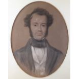 Charles Allen Duval (British, 1810-1872), Portrait of George Stone,