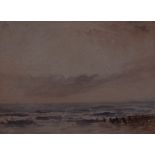 Herbert John Finn (British, 1860-1942), Seascape, signed 'H J Finn' (lower left), watercolour,