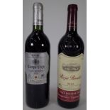 One bottle of Rioja Bordón 1995 and a bottle of Campo Viejo rioja 1994 (2).
