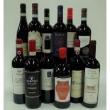 Italian Red Wine: Cafaggio Chianti Classico Riserva 2016; Terredavino Barolo 2015;