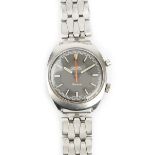 An Omega Chronostop steel cased gentleman's wristwatch,