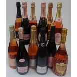 Rosé Brut Champagne: La Gourmandise d'Eléonore; Nicolas Feuillatte Cuvée Spéciale; Philizot & Fils;