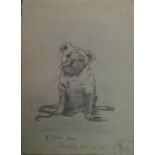 An autograph book containing Edwardian era watercolours and drawings, variously signed and dated,