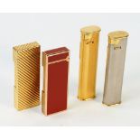 Four Dunhill lighters,