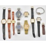 A Seiko Bell-Matic steel gentleman's bracelet wristwatch,