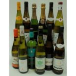 White wine from Alsace: Willm Cremant d'Alsace Brut; Vieil Armand Riesling 2018;