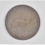 A USA silver dollar, 1800.