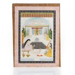 Indian school, 19th century, gouache on paper heightened with gilt,