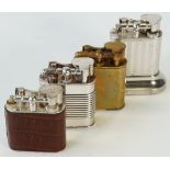 Four various Dunhill lighters,