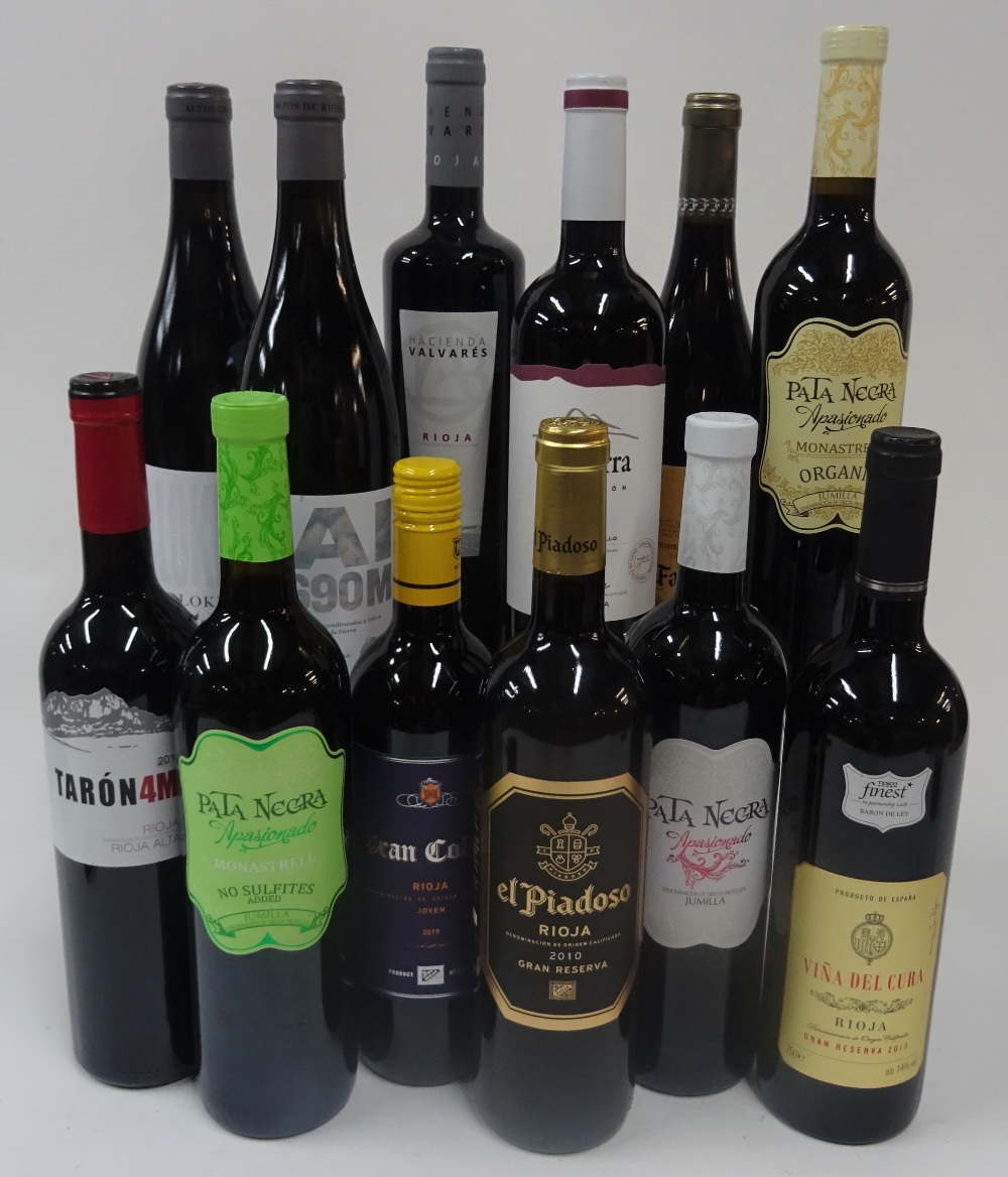 Rioja: El Piadoso Gran Reserva 2010; Vina del Cura Gran Reserva 2013; Xaloki Alba 2017;