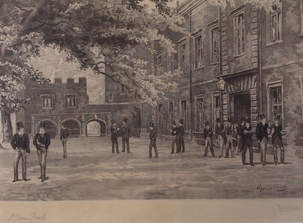 F G Stevenson, after Henry Jamyn Brooks, Eton College Gateway (Entrance to School Yard),