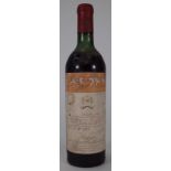 One bottle of 1965 Chateau Mouton.