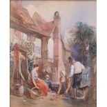 Attributed to Henry Warren (British, 1794-1879), The Gardener's Cottage,