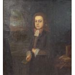 English School, late 17th Century, Portrait of a gentleman, oil on canvas, 43 x 39.