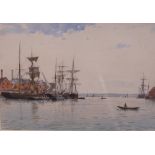 George Stanfield Walters (British, 1838-1924), Poole Harbour, signed and dated 'G. S Walters.