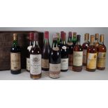 Mixed wines, comprising; three bottles of Chateau Fourreau 1970, two bottles of 1976 Bourgogne,