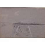 Attributed to George Richmond (British, 1809-1896), Near Southwold, pencil on paper,