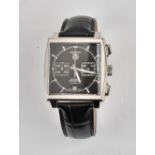A Tag Hauer Monaco Automatic Chronograph Calibre 12, steel cased gentleman's wristwatch,