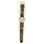 A Dunhill steel cased gentleman's 1950's style wristwatch,