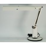 Fagerhults, Sweden, A & E design, 'Lucifer' adjustable desk lamp, 54cm high.