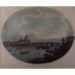 After William Marlow, View Near Black Friers Bridge, engraving by Valentine Green and Francis Jukes,