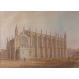 John Buckler (British, 1770-1851), Eton College Chapel, 1811,